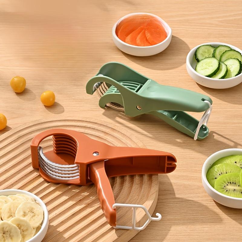 Banana Slicer for Creative Ham Slicing, Fruit Divider Tool for Cutting Bananas, Salad, Vegetables and Carrots, Fruit Platter Tool