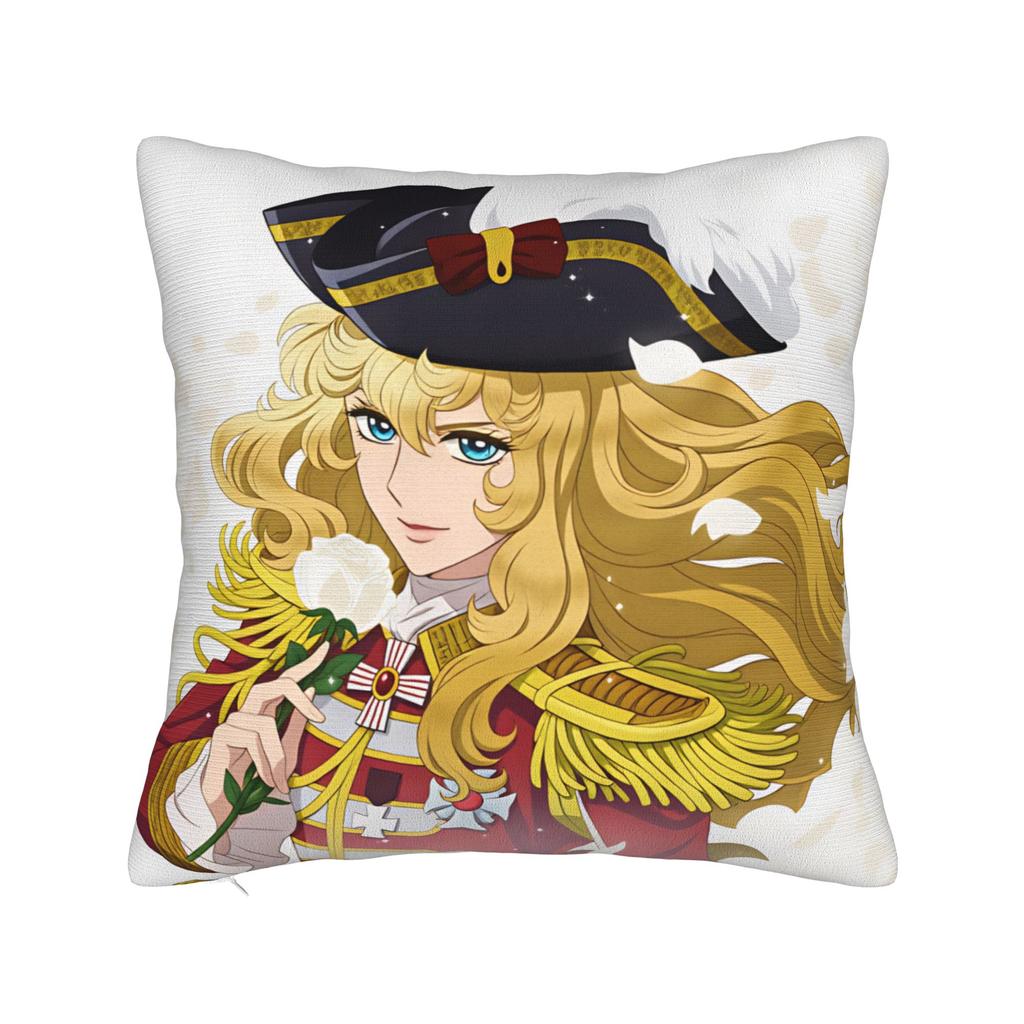 The Rose Of Versailles Pillow Cover  Soft Cushion Cover Funny Pillow Case For Sofa Bedroom Home Decor