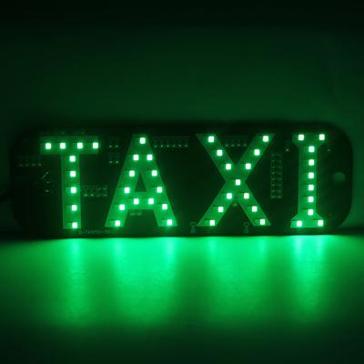 Taksi Işığı, Çift Renkli Taksi Led Tabela Dekoru, 2 Renk Değiştirilebilir Taksi Led Işığı, Usb ile Araç Camına Kanca (Kırmızı Ve Yeşil, Usb)