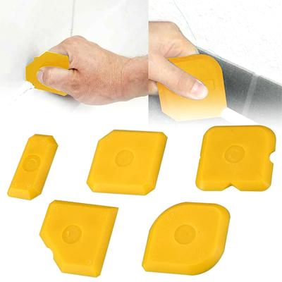 Joint Smoother With Box 5Pcs Caulking Tools Sealant Applicator Silicone Squeegee Joints Scraper For Bathroom Kitchen Sink Joint