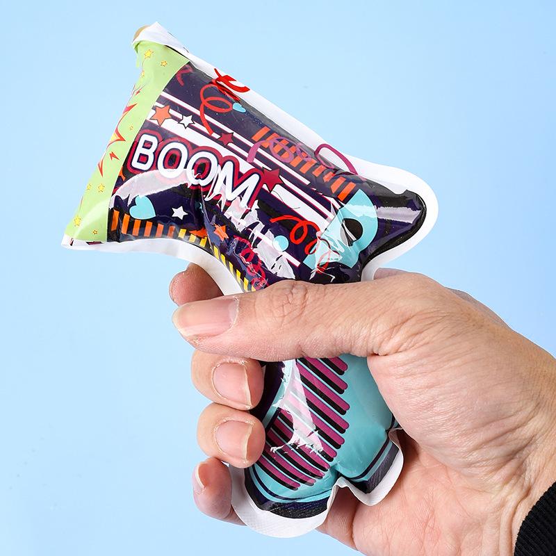 Creative Automatic Inflatable Confetti Gun for Weddings, Events, and Children's Celebrations.