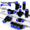 Trachea Quick-Connect PU Tee Reducer: High-Pressure Pneumatic Hose Connector