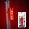 Advertencia de seguridad Luz LED para bicicleta Seguridad para ciclismo Nightrider Luz trasera para bicicleta Bicicleta Impermeable Recargable 5 Modos de iluminación