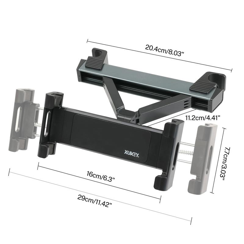 Universal Car Headrest Mobile Phone Holder Back Seat Tablet Mount For iPhone Samsung Backseat Stand Bracket for 4.7-12.9 Inch