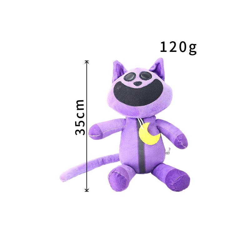 Playtime Smiling Critters Plush Toy Monster Stuffed Animal Doll for Kids Game Plushie Birthday Gift