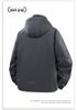 Unisex Outdoor Windproof Rainproof Jacket with Detachable Hood - Spring/Autumn Style