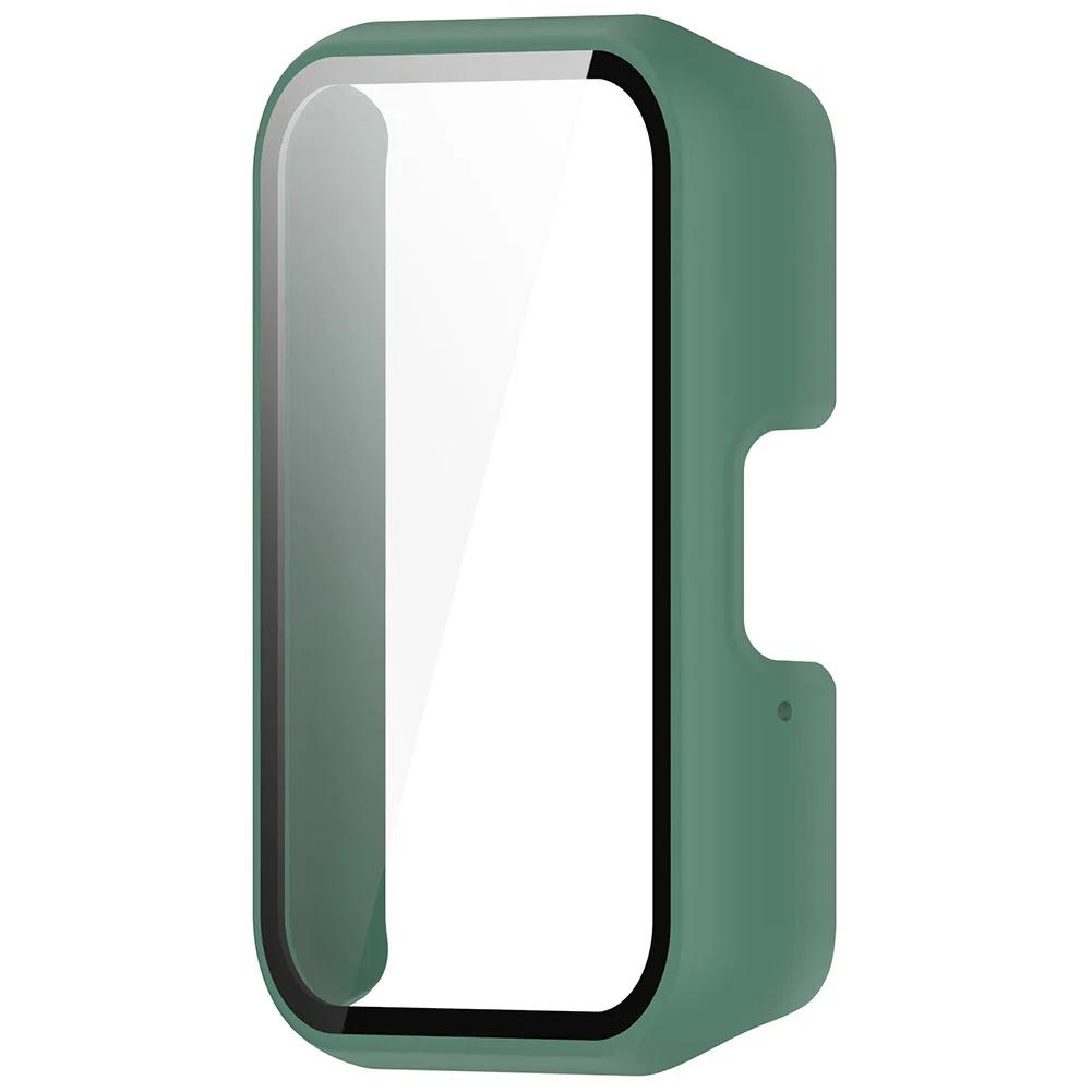 PC Watch Case Smartwatch Protective Cover with Tempered Glass Anti-Fall Dustproof for Samsung Galaxy Fit 3 SM-R390