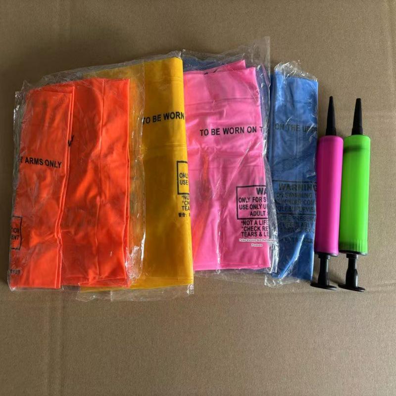 Children's Double Layer Inflatable Swim Armbands with Airbag