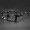 Handmade Retro Glasses Frame for Men Women Super Thick Trendy Eyeglasses High-end Quality Acetate Vintage Full Rim Eyewear