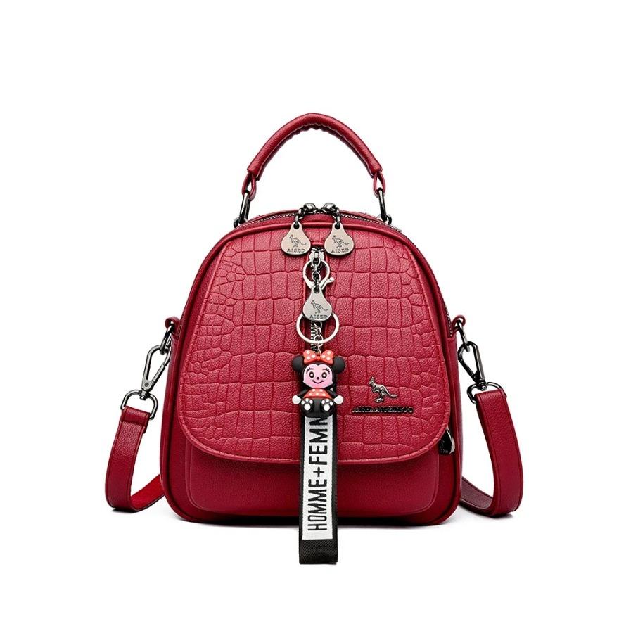 New Fashionable Backpack Women's Bag Fresh Sweet Student School High-capacity Light Bag Backpack Restore Ancient Ways Convenient