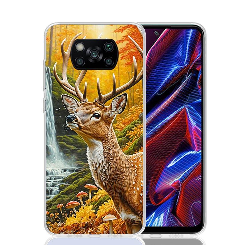 

Deer Hunting Camo Phone Case For Xiaomi Poco F7 Ultra X7 X6 Pro X5 Redmi 15 15C 13 13C 12 12C 10 10A 10C 9 9A 9C 9T Shell Poco X Redmi 15 5G