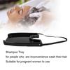 Shampoo Tray Hair Washing Tools Portable Household Shampoo Basin for Pregnant WomenBlack