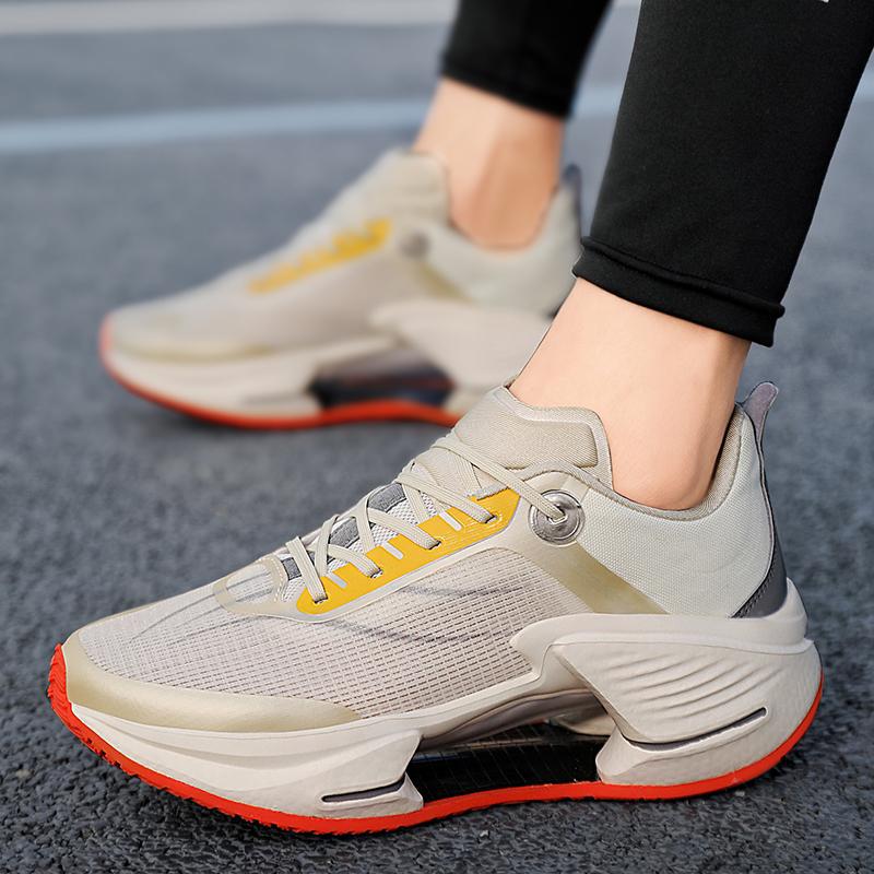 

Мужская обувь для марафона, легкая, амортизирующая, профессиональная, кроссовки для бега, мужская, с карбоновой пластиной, утолщение, осень 2025, новая, студенческая спортивная обувь 36