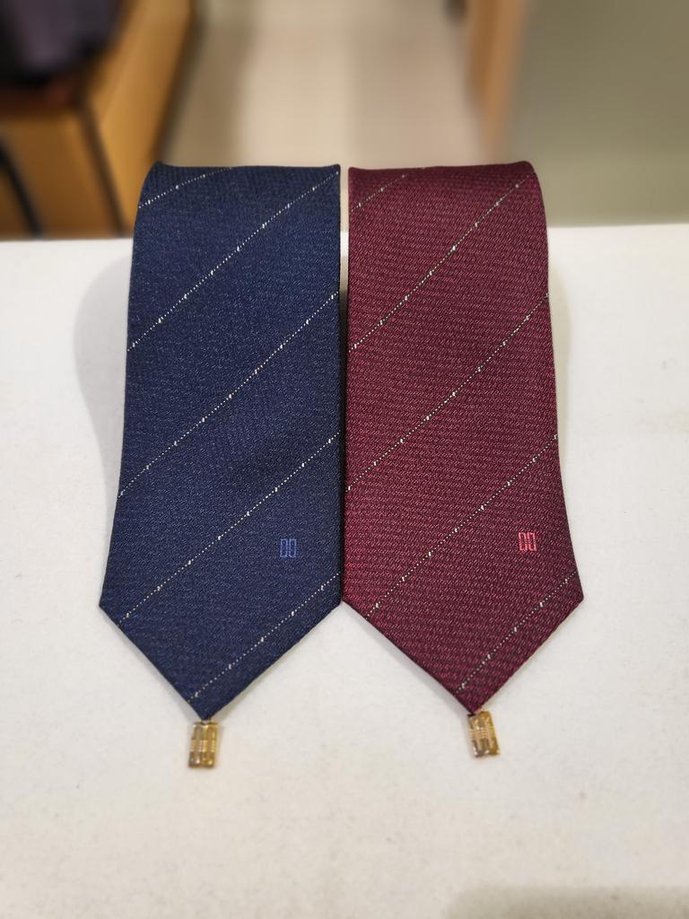 Daks 2026 Spring/Summer Silk Diagonal Tie for Formal & Guest Meetings DM1ACF1005