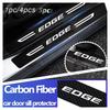 Car Door Threshold Sill Protective Stickers Anti Scratch For EDGE Logo Protective Film Waterproof Decals Car Accessories