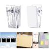 40/100Pieces Convenient Adhesive Clips Portable Clamps for Easy Document Organization and Hanging In Office or Home
