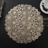 Place Mat Wide Application Foldable PVC Flower Hollow-carved Dinner Mat