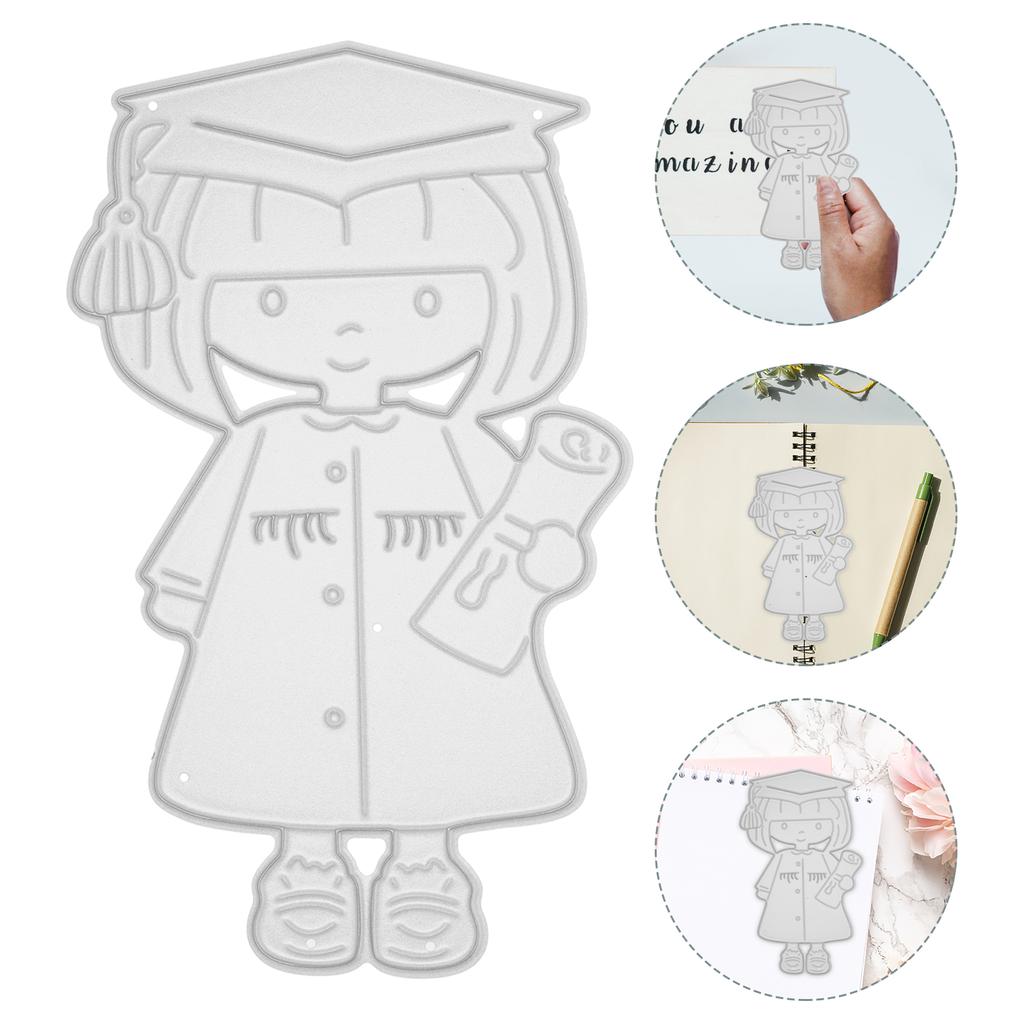 Cutting Die Graduation Template Stamps and Dies for Card Making Metal Embossing Folders Theme Graduates Shape