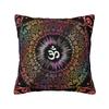 Colorful Lotus Mandala Cushion Cover 40x40cm Velvet Buddhism Flower Throw Pillow Case for Sofa Square Pillowcase Decoration