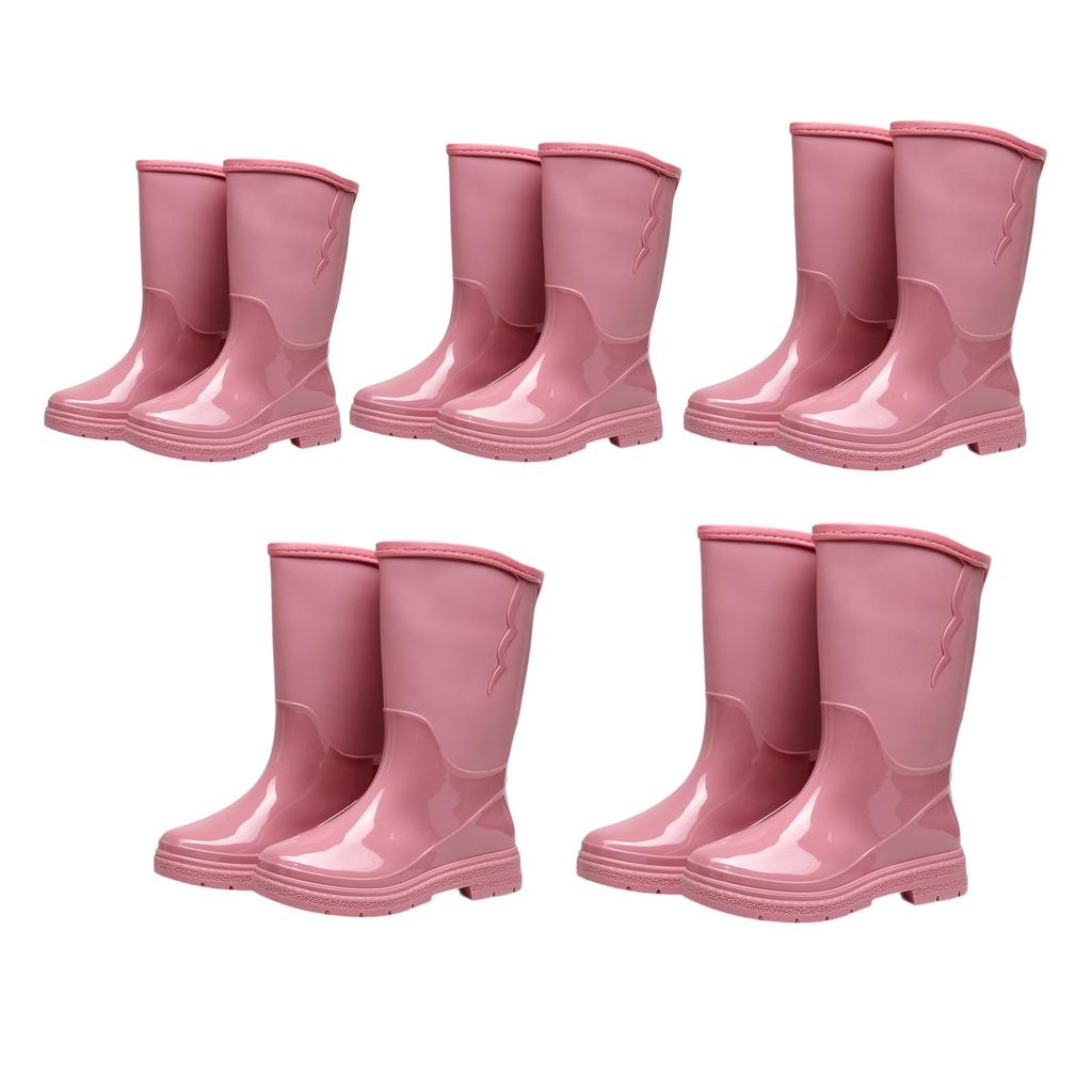 Rain Boots for Women Garden Shoes Waterproof Trendy Footwear Portable Anti Slip Rainboots