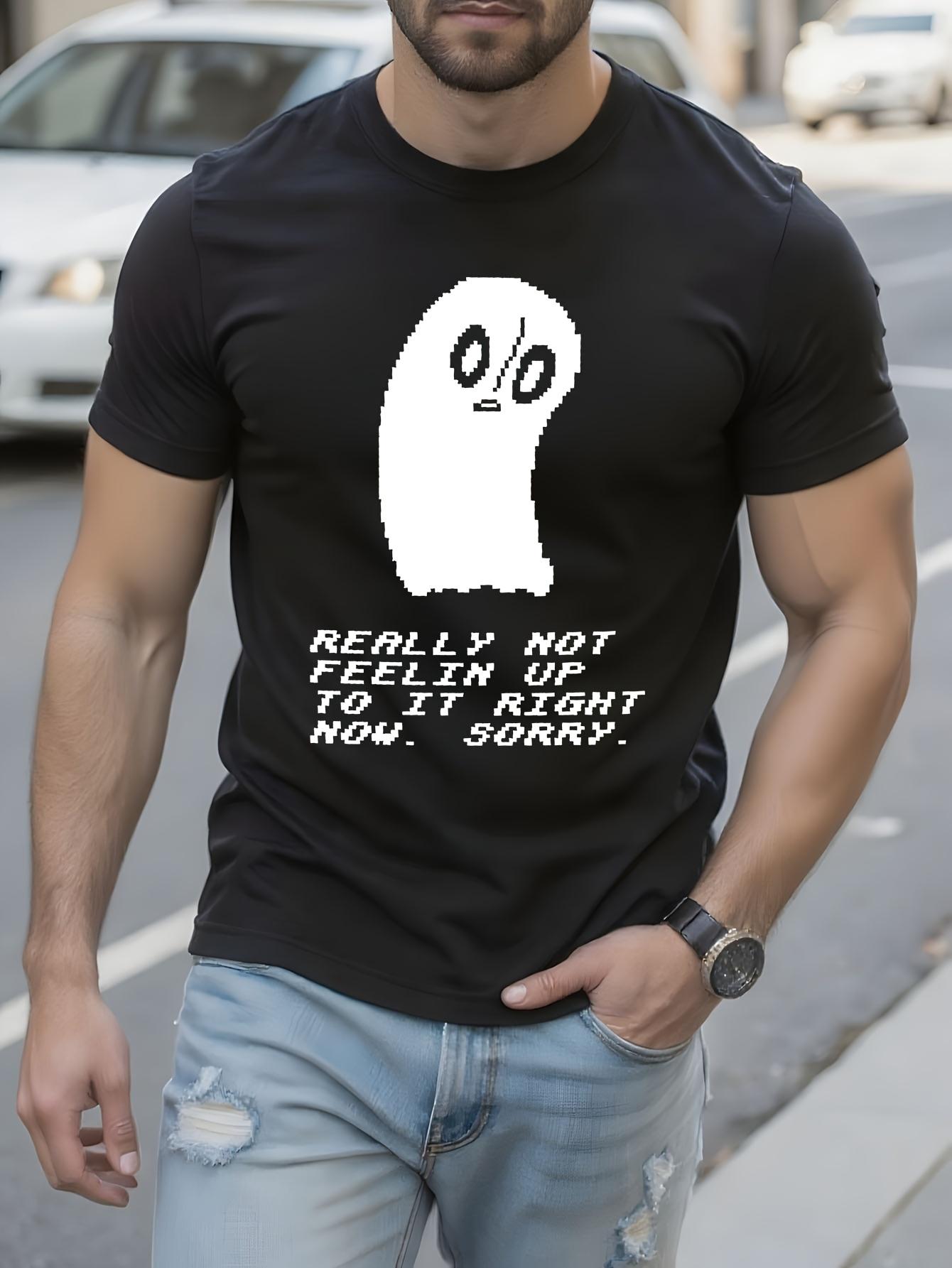Undertale V Graphic Tshirt Cute Anime Tee with Really Not... S