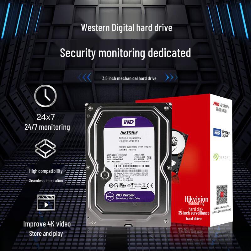 HIKVISION WD 6TB Surveillance Hard Drive