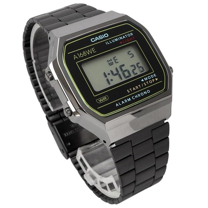 Casio Heritage Colors A168WEHB-1A Digital Watch - Black