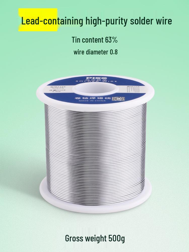 Nagy tisztaságú, alacsony hőmérsékletű forraszhuzal gyantával - Ideális háztartási használatra