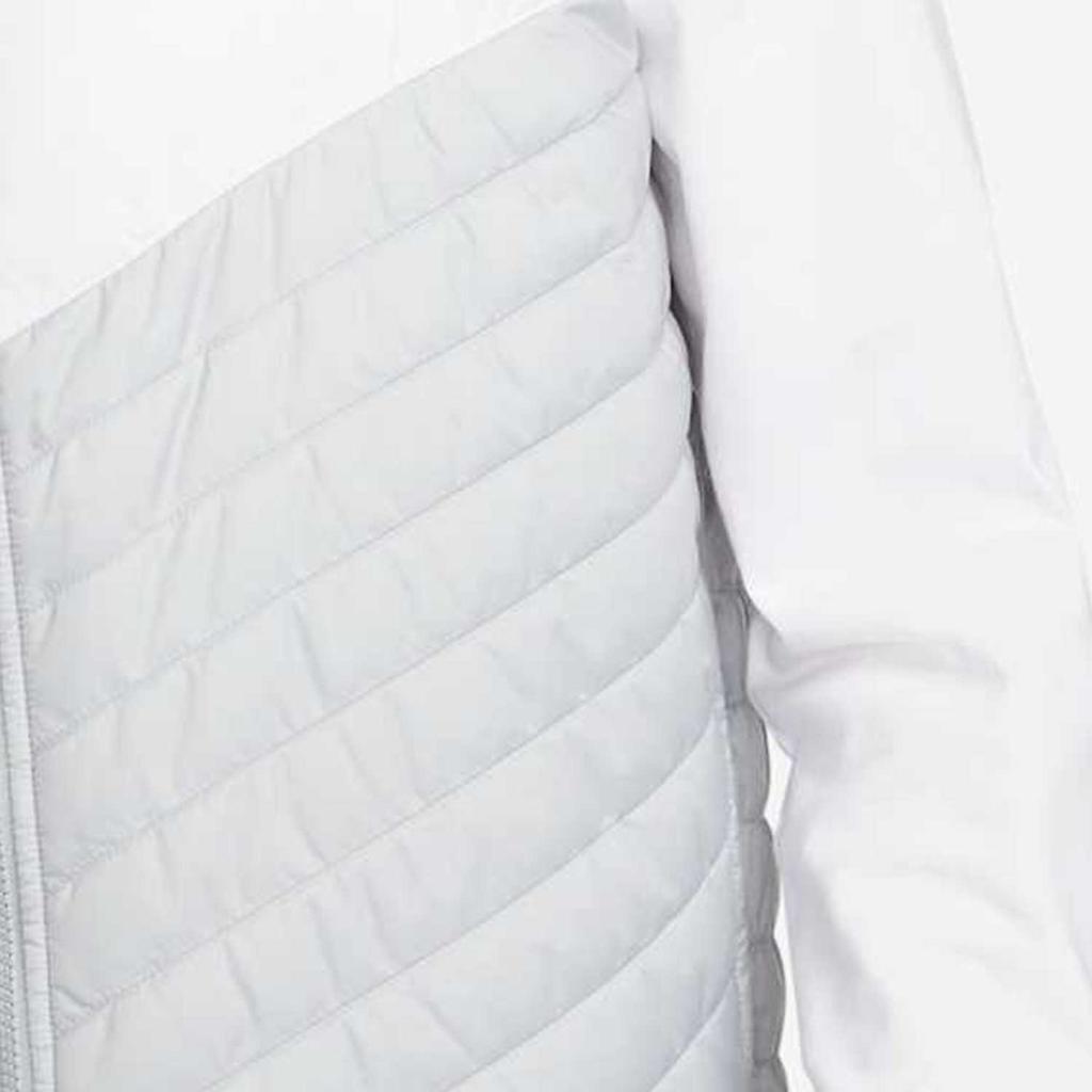 Nike Gilet Tendance Polyvalent Confortable Chaud à Fermeture Éclair pour Homme Gilets Blanc Gris FB8202-077