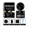Black Leather Dye Kit for Scratches Sofa Seat Repair Restore Shine Color Care Black