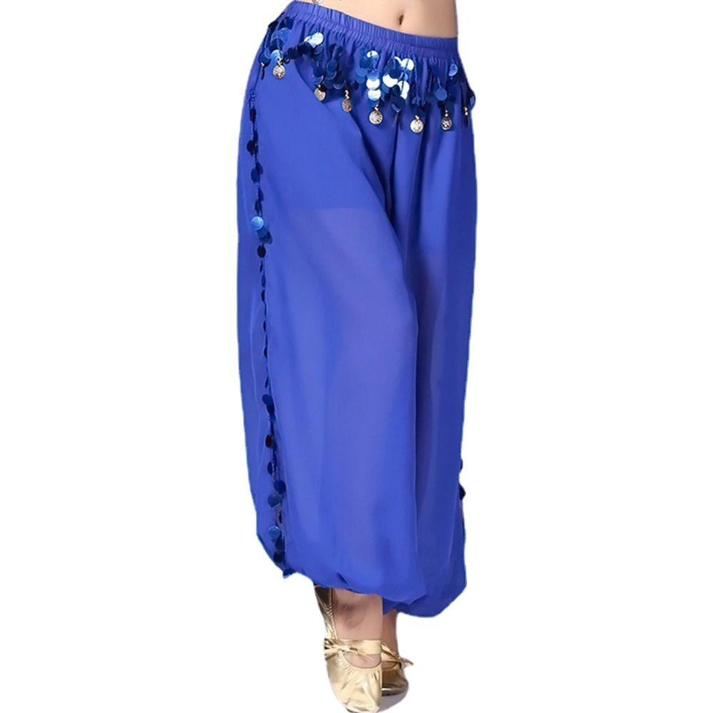 Sequin Belly Dance Pants Tassel Loose Pants Fashion Bloomers  Dance