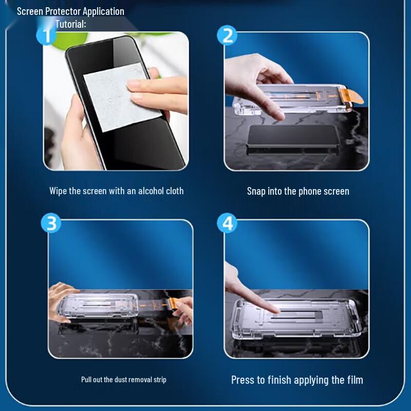 Mingying HD Panzerglas Displayschutzfolie 2er-Pack für Xiaomi & Redmi