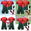 Children's Portugal Football Jersey Set World Cup Soccer Shirt Cristiano Ronaldo Number 7 Jersey Sports Suit