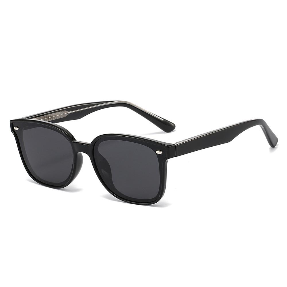 Retro Square Polarized Sunglasses Men Unisex Brand Designer Stainless Steel Core for Driving Fishing Sun Shades