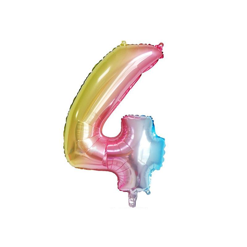 32 Zoll große Folien-Geburtstagsballons, Zahlenballonfiguren, alles Gute zum Geburtstag, Partydekorationen, Kinderballon, Geburtstagsluftglobos