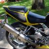 Compatible Rear Seat and Bag for Honda CBR929RR 2000-2001 - Includes Modified Leather Tail and Rear Seat.