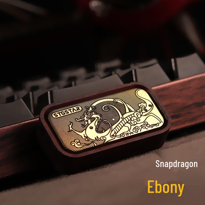 EDC Small Leaf Sandalwood Rosewood Magnetic Push Card Decompression Toy - Pop Fidget Spinner