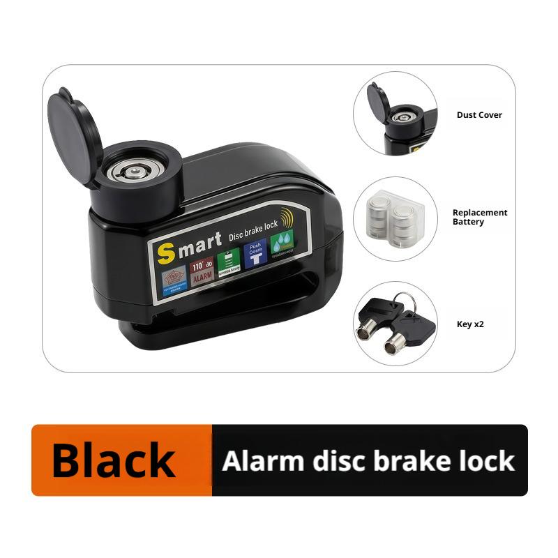 SEAMETAL Bicycle Disc Brake Lock Alarm, Electric Vehicle Lock, Motorcycle Brake Disc Anti-theft Lock, Riding Equipment
