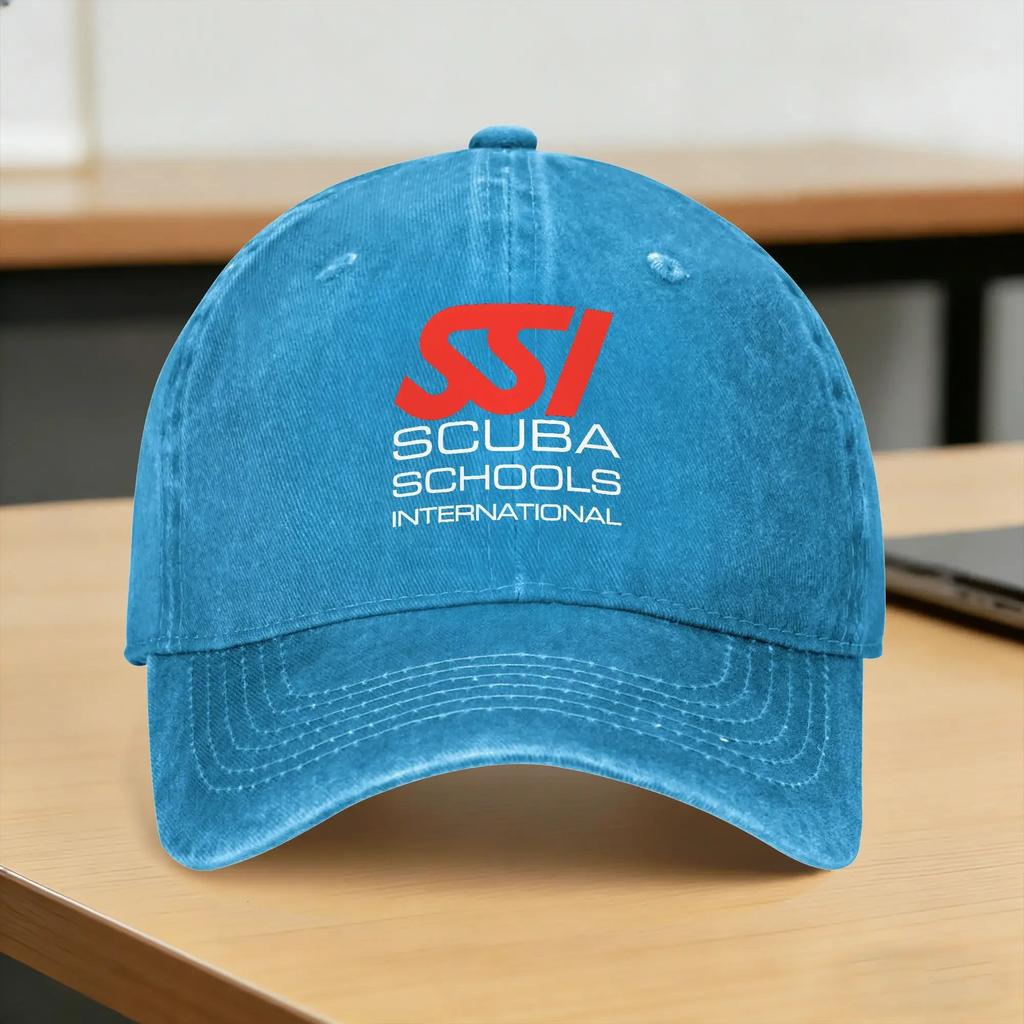 SSI Scuba Schools International Lässige Baseballkappe Für FeUnisex Unisex Sommer Jagd Camping Hip Hop Hüte Sonnenschutz Snapback Kappe