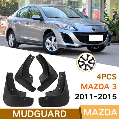 Schmutzfänger für Mazda 3 2011-2015 Schmutzfänger Vorne Hinten Kotflügel Auto