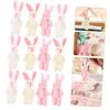 VORCOOL 15pcs Knuckle Rabbit Pendant Stuffed Animal Baby Rabbit Doll PP Cotton