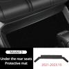 Rear Seat Lower Protective Mat for Tesla Model 3 Y Full Surround Cushion Protector Anti-Dirty Kick Pad Leather Car Accessories