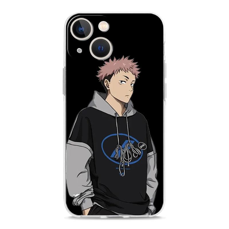 Fashion Jujutsu Kaisen Cool Luxury Clear Soft Phone Case For iPhone 14 13 12 11 Pro Max XS X XR SE 7 8 Plus Shockproof Cover