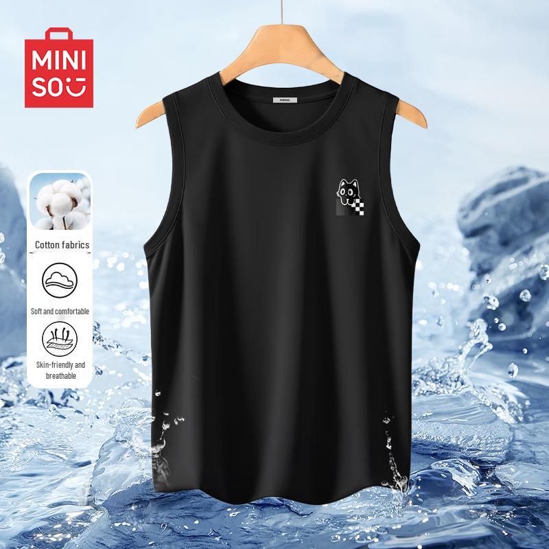 MINISO Men s Pure Cotton Breathable Vest XL