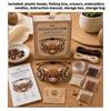 Kit Creativo per la Realizzazione di Braccialetti con Perline a Forma di Polpo con Materiale Giada per Artigianato di Gioielli Fai da Te