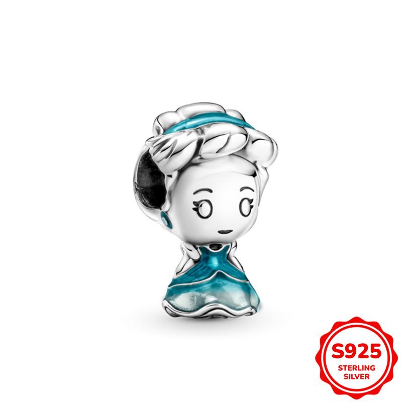 Charms Silver 925 Stitch Bead Fits 3mm Bracelet Bangle Necklace For Women Pendant Luxury DIY Jewelry Making Gift