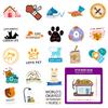 50 Animal Psychology Veterinary Stickers Temu New Style Pet Doctor Veterinary Graffiti Stickers