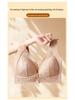 Sexy Lace Front Closure Push-up Triangle Bra
