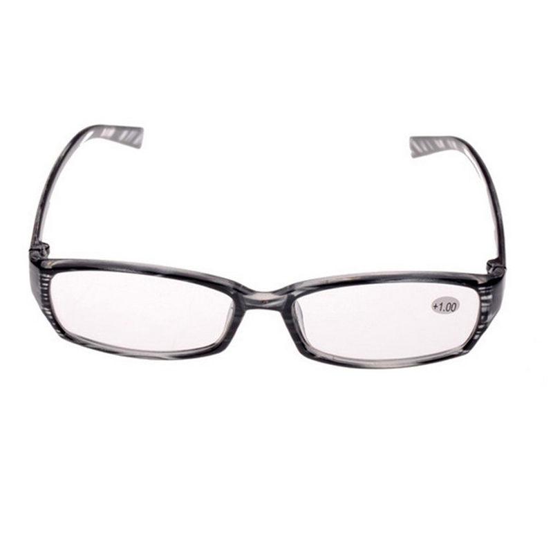 Buy Unisex Striped Reading Glasses Resin Clear Lens Presbyopia
