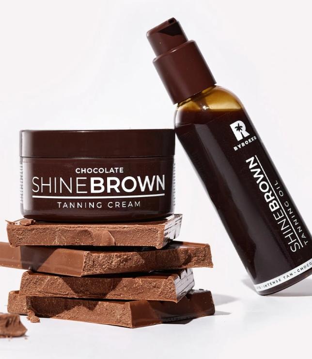 Byrokko Shine Brown Chocolate + Quick Tanning Oil